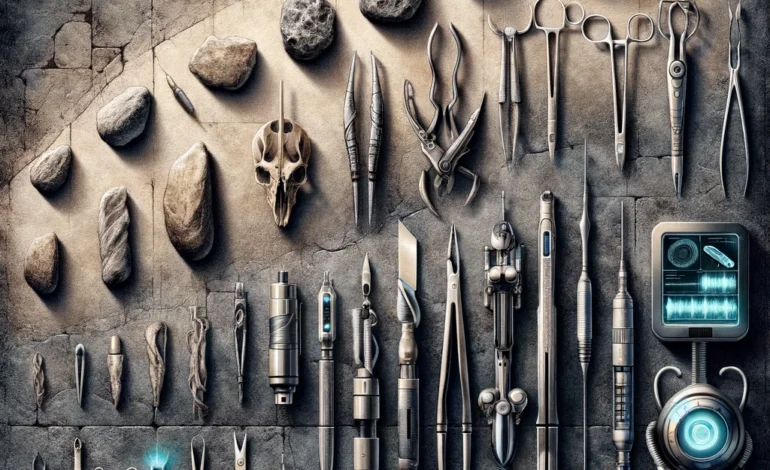 Ewolucja Narzędzi Chirurgicznych: Od Starożytnych Skalpeli do Nowoczesnej Robotyki